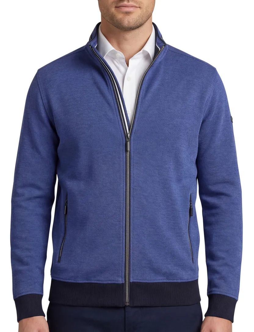 Baileys vest donkerblauw 100% katoen met rits