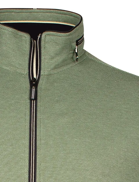 Baileys vest groen effen katoen