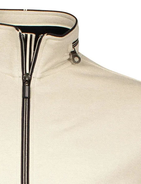 Baileys vest beige katoen effen rits