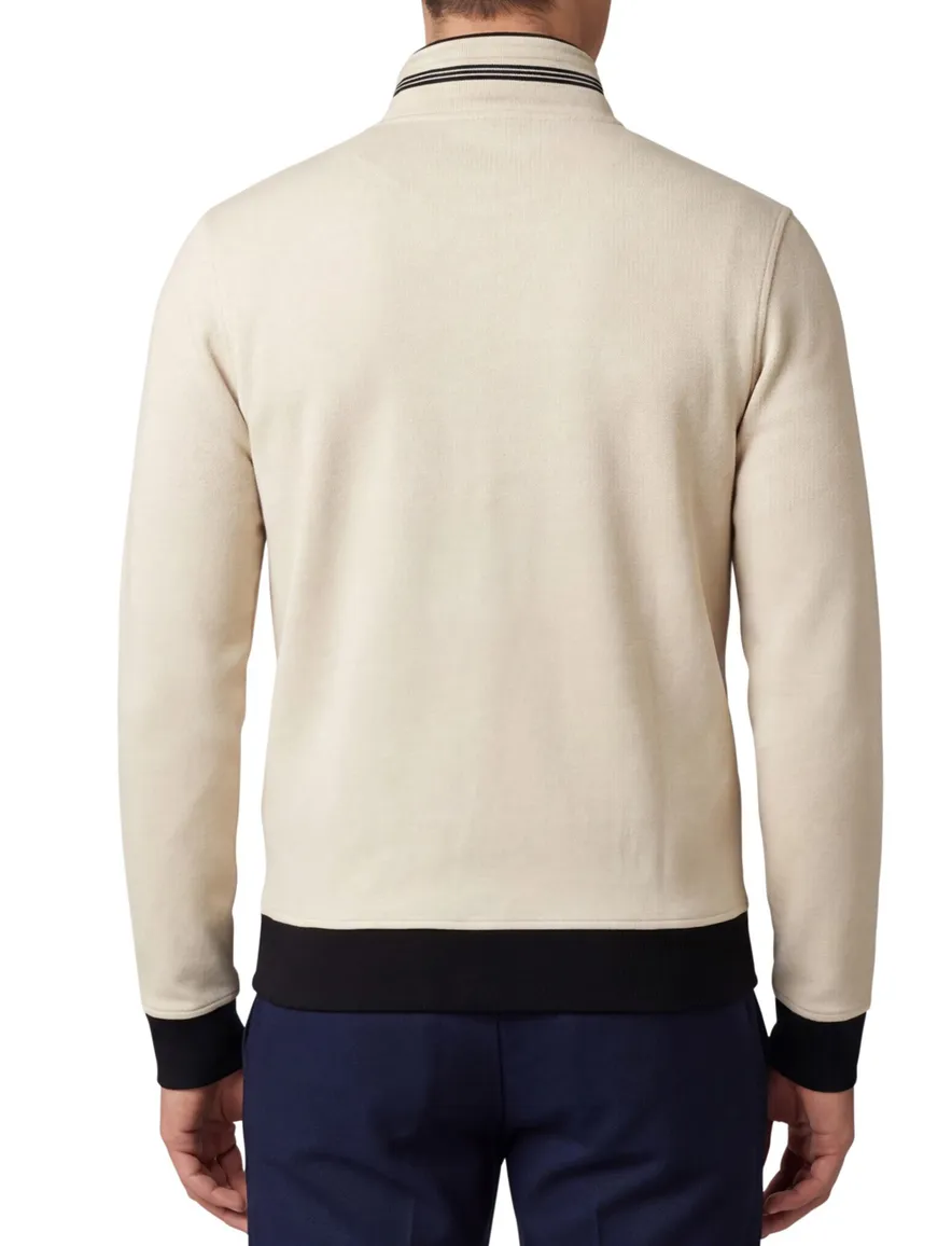 Baileys vest beige katoen effen rits