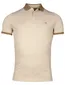 Baileys poloshirt korte mouw beige