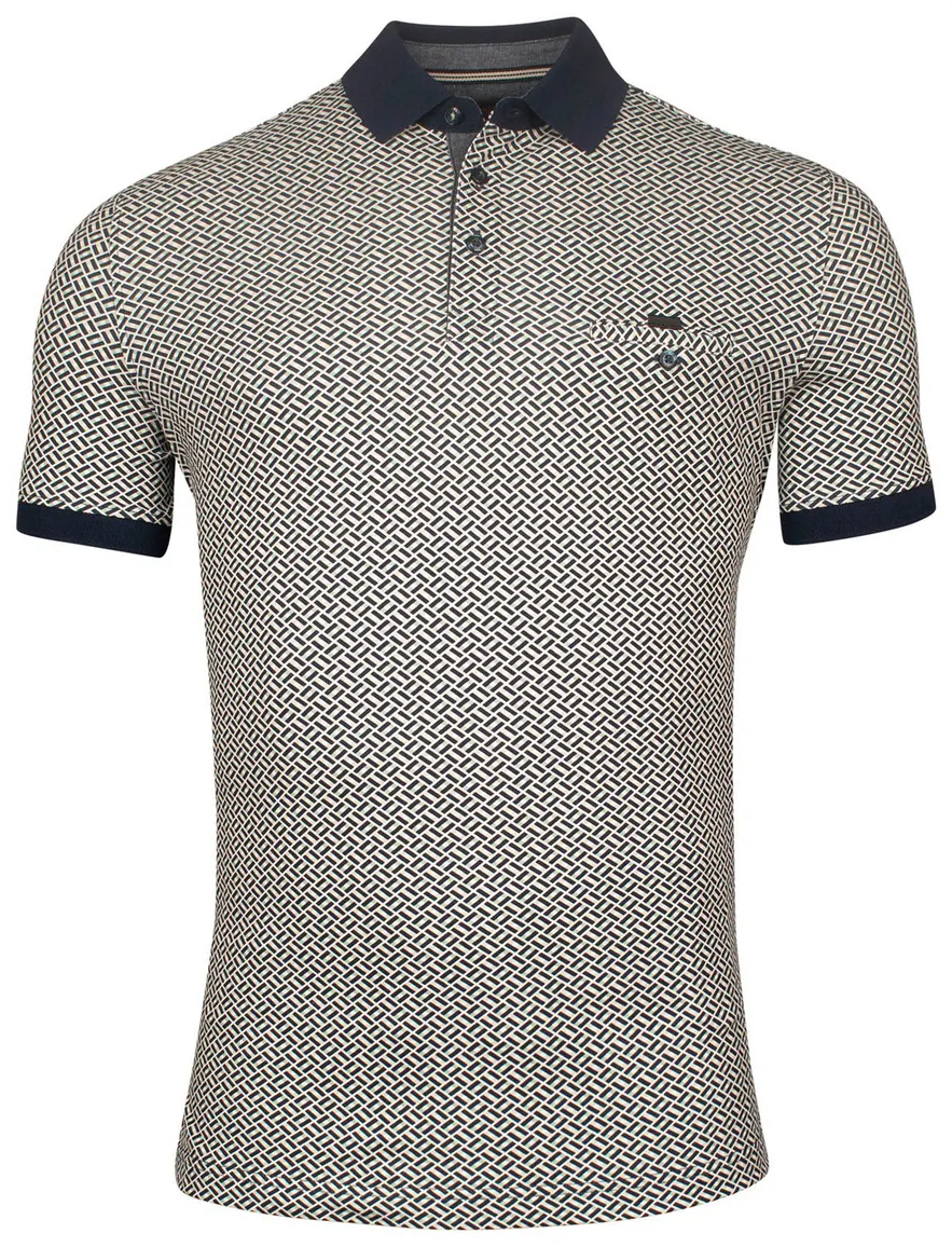 Baileys polo groen geprint