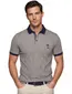 Baileys polo donkerblauw geprint katoen