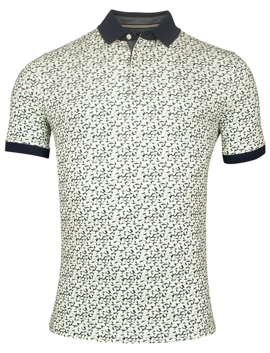 Baileys polo groen geprint