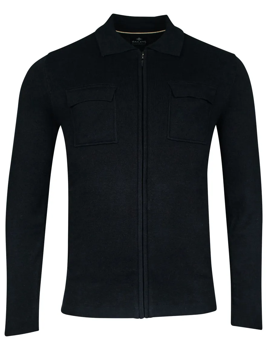 Baileys vest donkerblauw met borstzakken
