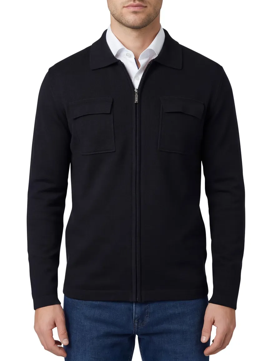 Baileys vest donkerblauw met borstzakken