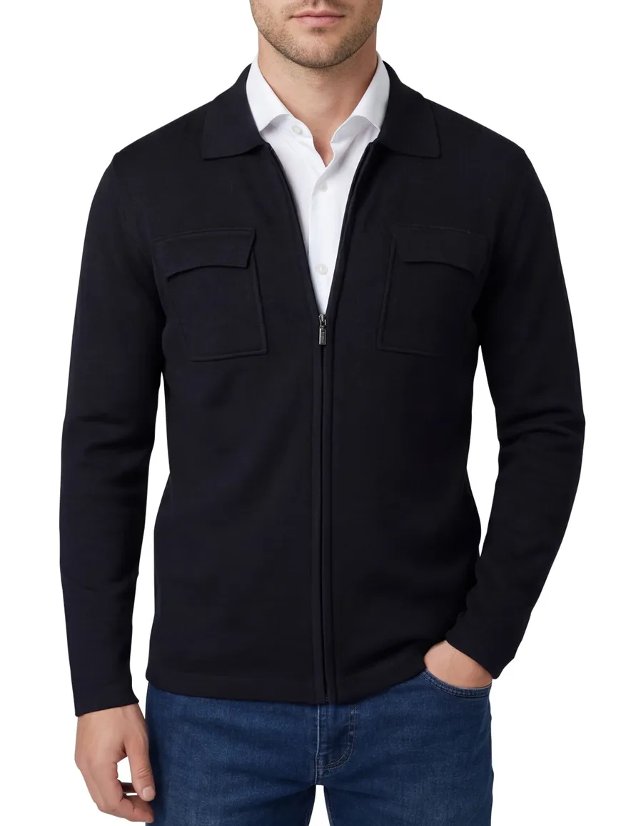 Baileys vest donkerblauw met borstzakken