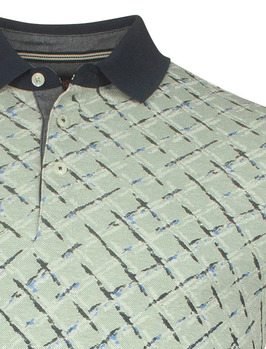 Baileys polo groen geprint