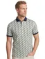 Baileys polo groen geprint multicolor zwart-wit