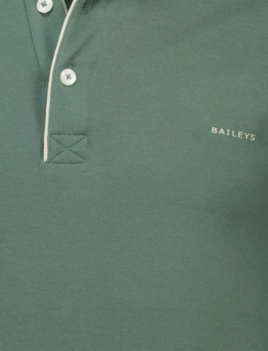 Baileys katoenen polo groen