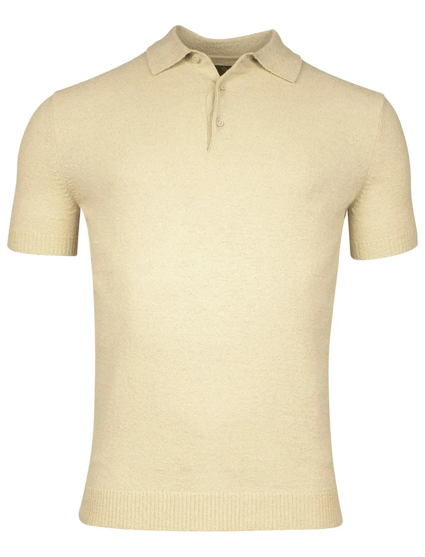Baileys polo beige met boord