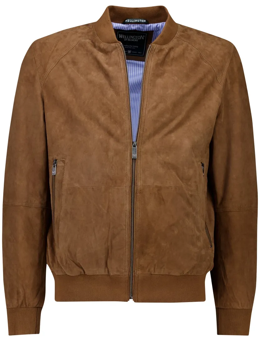 bomberjas Wellington of Bilmore camel normale fit