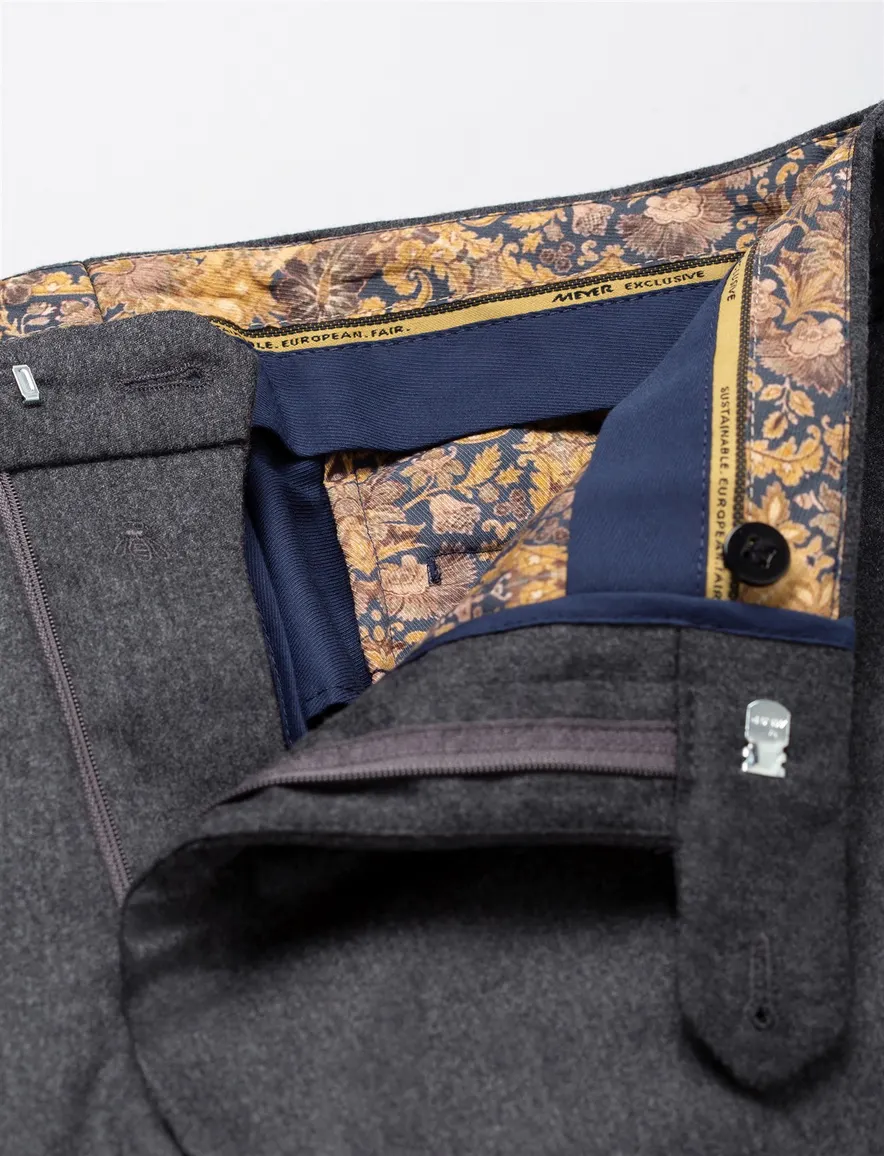 Meyer Bonn wollen pantalon grijs