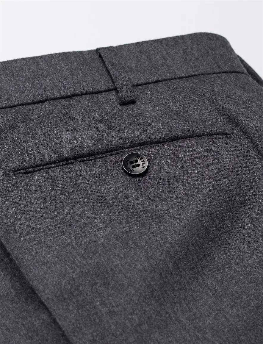Meyer Bonn wollen pantalon grijs