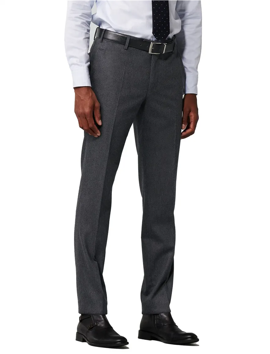 Meyer Bonn wollen pantalon grijs