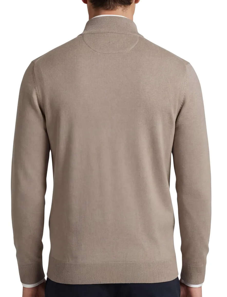 Paul & Shark trui beige katoen gebreid