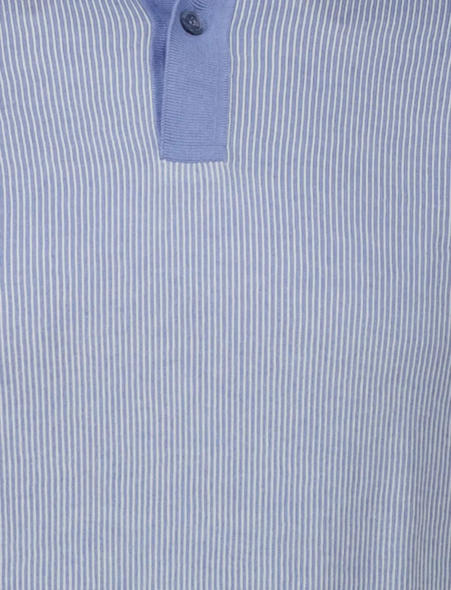 Paul & Shark poloshirt korte mouw lichtblauw 2 knoops