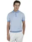 Paul & Shark poloshirt korte mouw lichtblauw 2 knoops