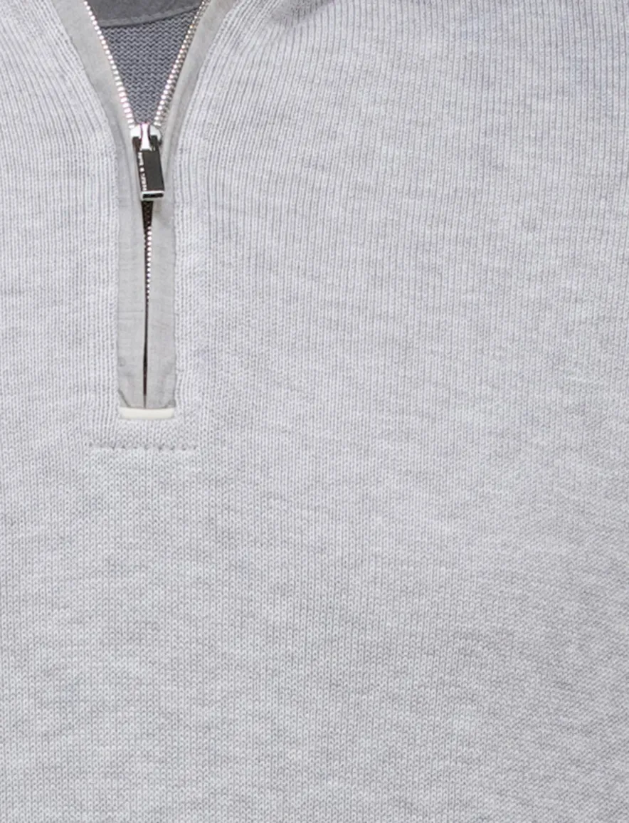 Paul & Shark trui grijs half zip