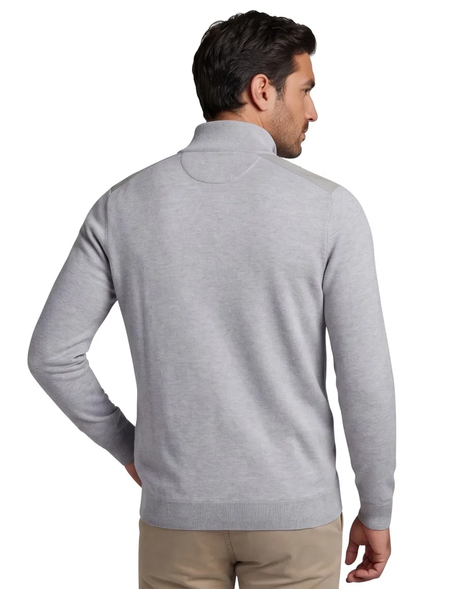 Paul & Shark trui grijs half zip
