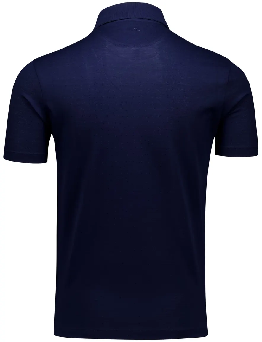 Paul & Shark polo blauw met rits wijde fit