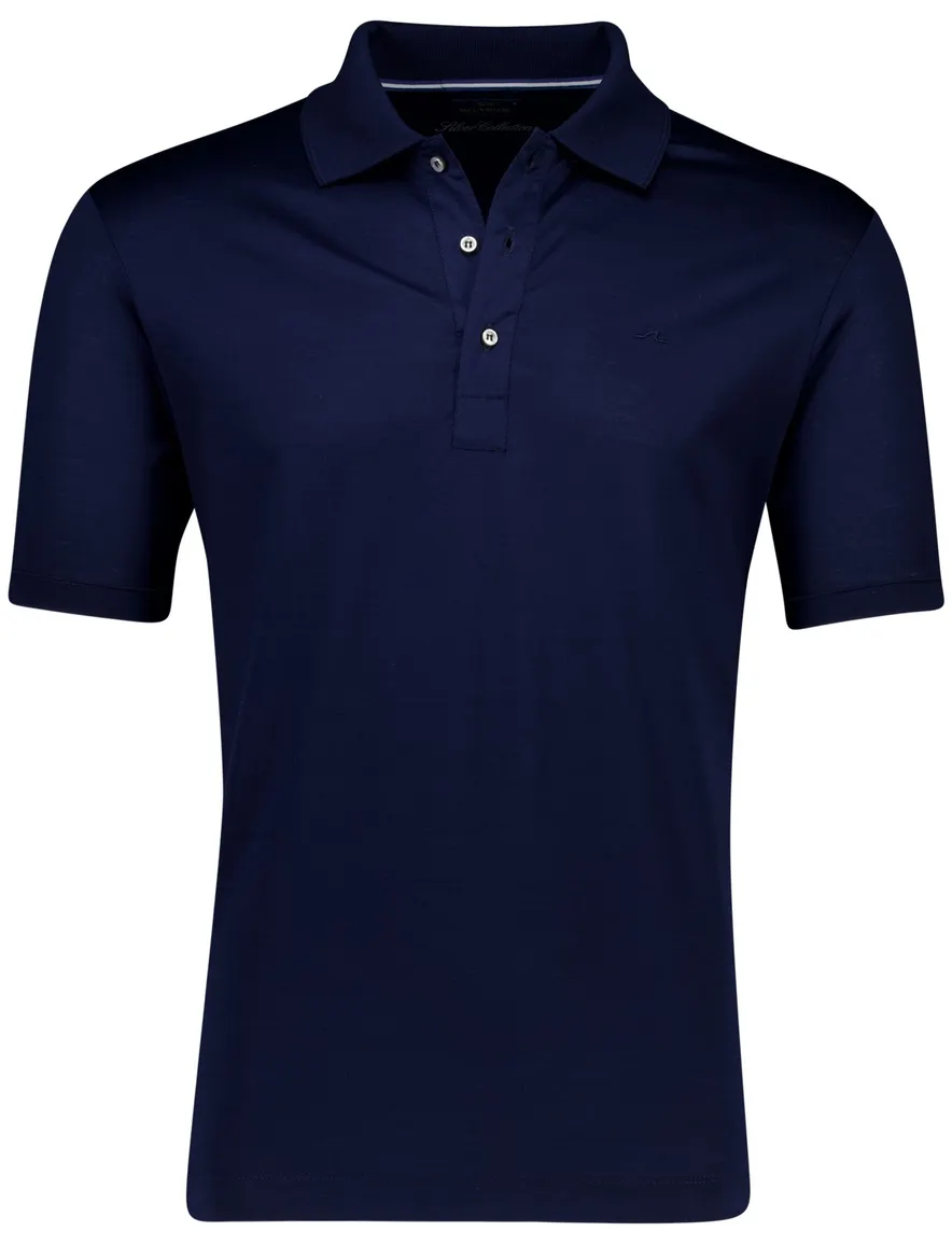 Paul & Shark Silver Collection polo donkerblauw