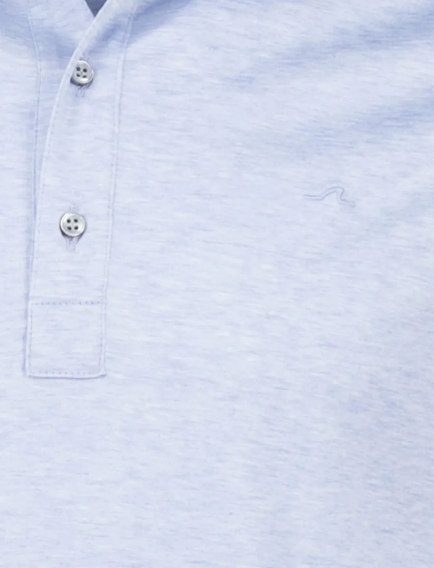 Paul & Shark polo blauw gemêleerd korte mouw