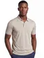 Paul & Shark polo beige Cotton & Silk 2 knoops