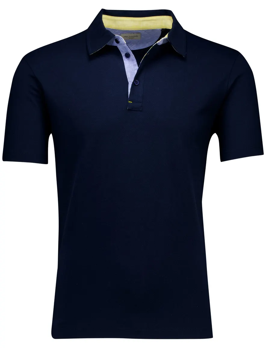 Paul & Shark polo donkerblauw X Loft Polo effen