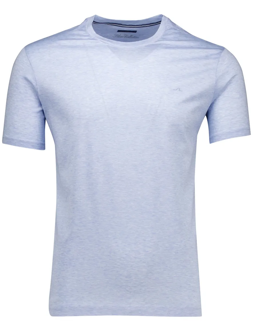 Paul & Shark t-shirt lichtblauw Silver