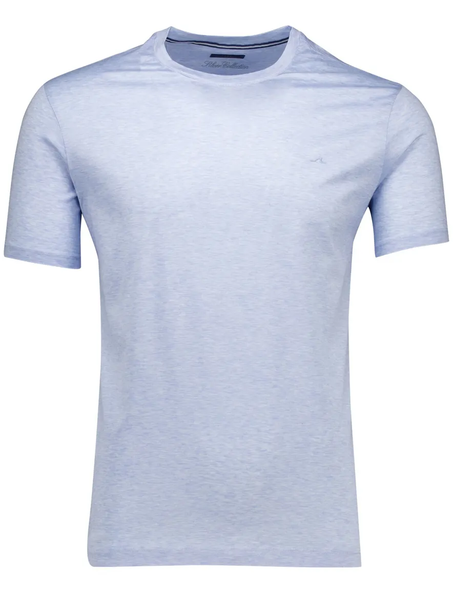 Paul & Shark t-shirt lichtblauw Silver
