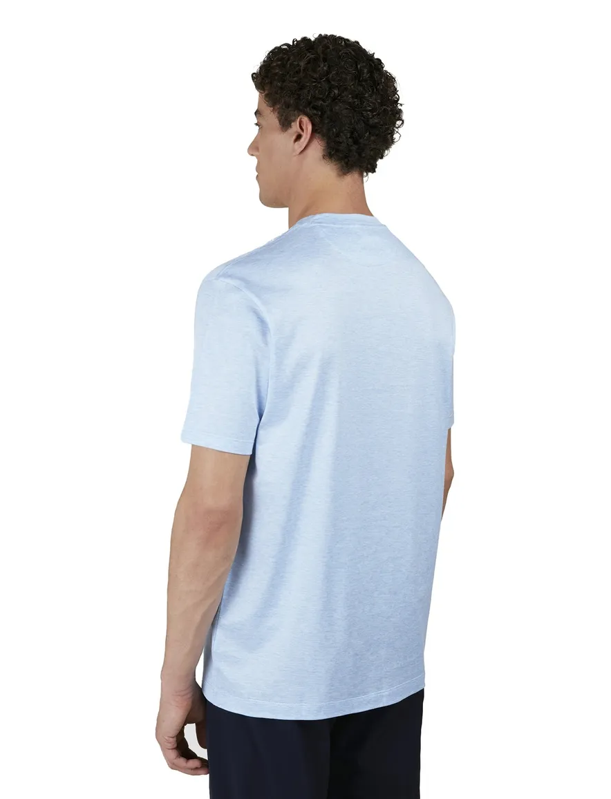 Paul & Shark t-shirt lichtblauw Silver