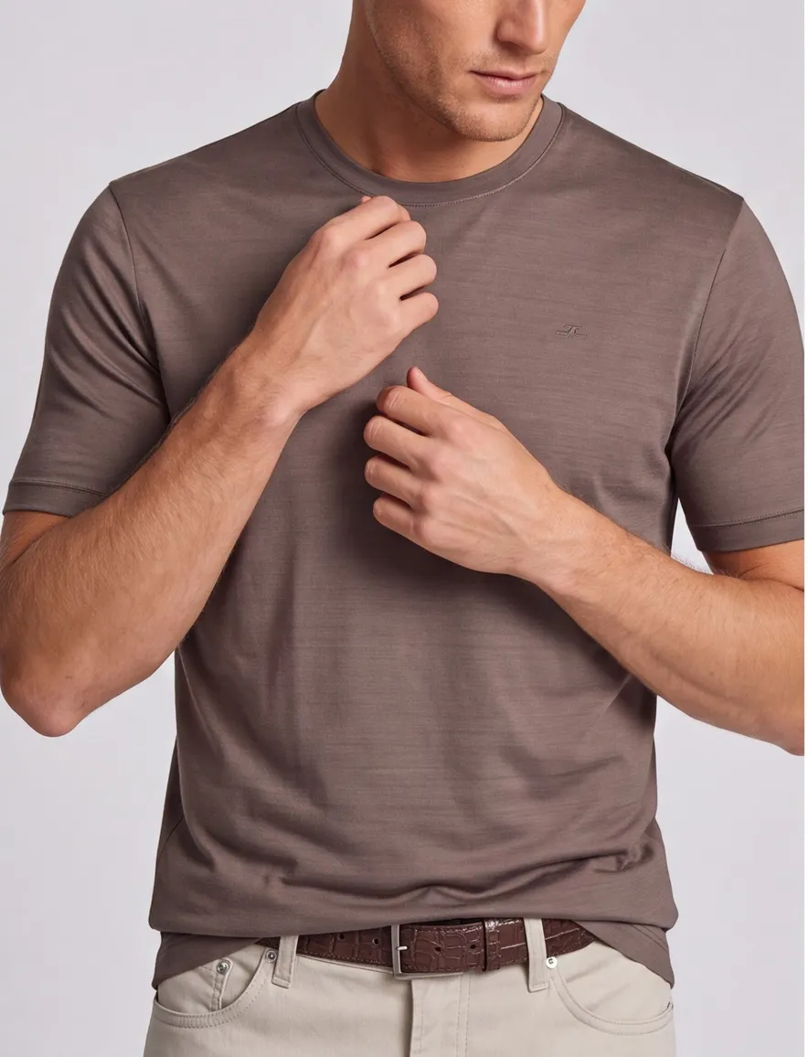 Paul & Shark Silver Collection t-shirt bruin