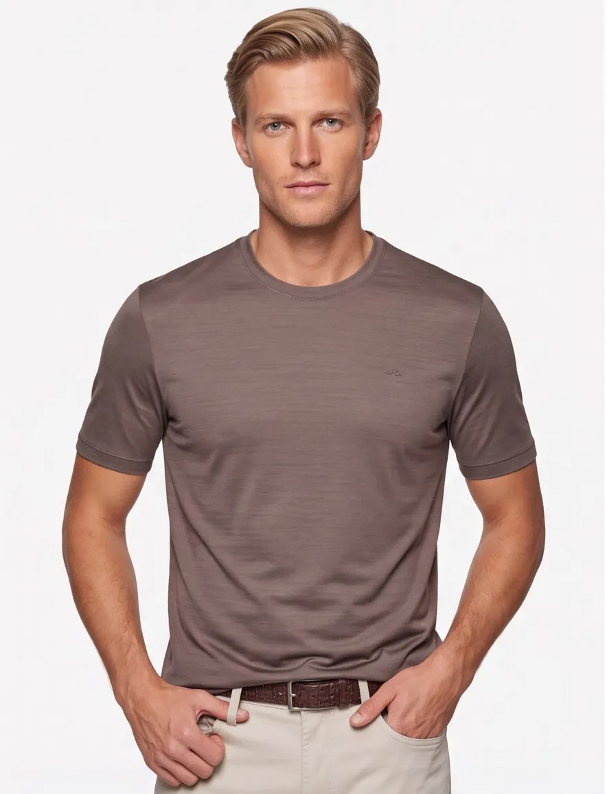 Paul & Shark Silver Collection t-shirt bruin
