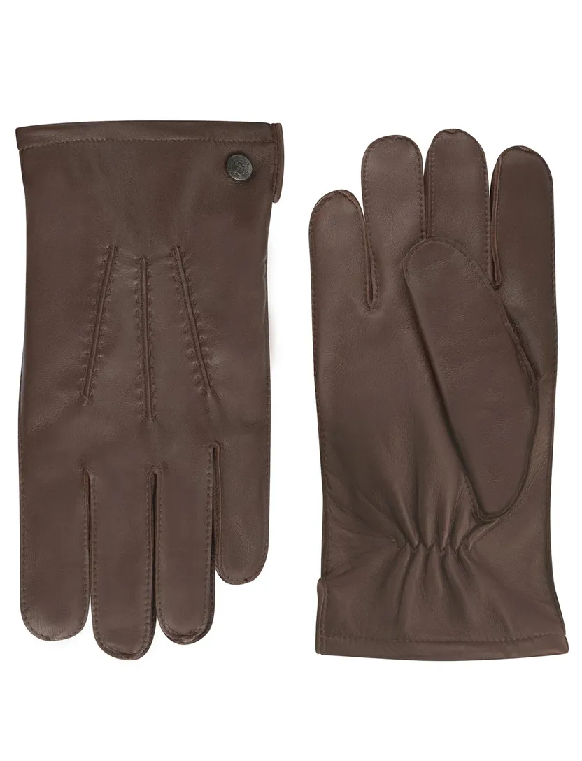 Handschoenen Laimbock Dudley bruin nappaleer