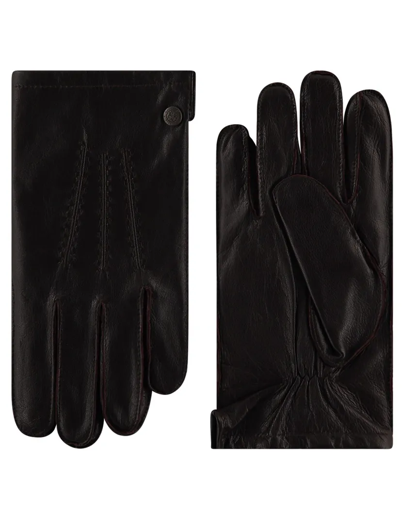 Handschoenen Laimbock Dudley donkerbruin leer