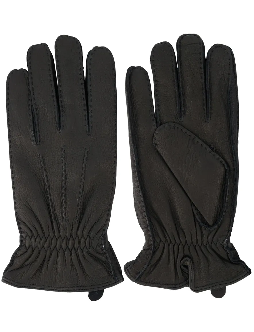 Laimbock Handschoenen Hitchin zwart leer
