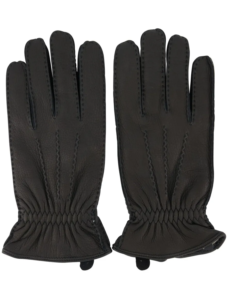 Laimbock Handschoenen Hitchin zwart leer