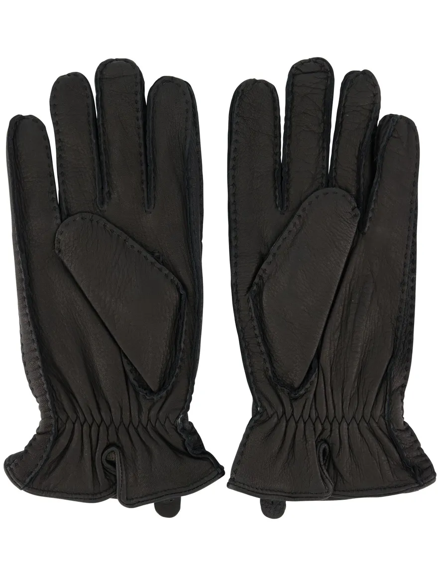 Laimbock Handschoenen Hitchin zwart 100% leer