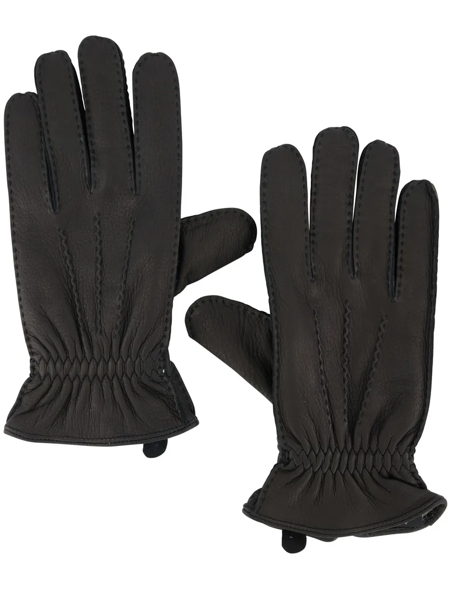 Laimbock Handschoenen Hitchin zwart 100% leer