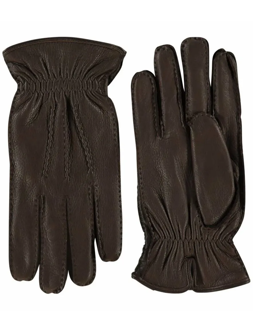 Handschoenen Laimbock Hitchin bruin hertenleder