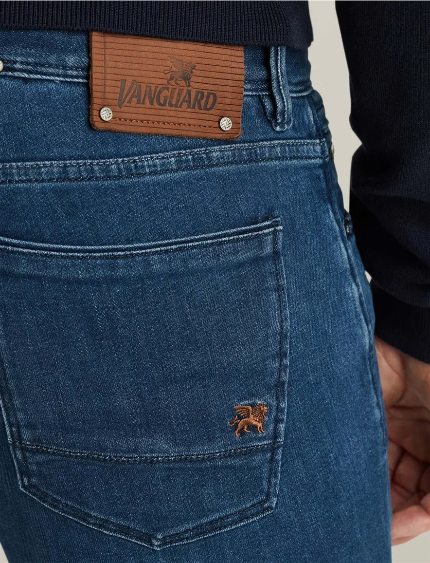 Vanguard 5 pocket jeans blauw RIDER V7 denim