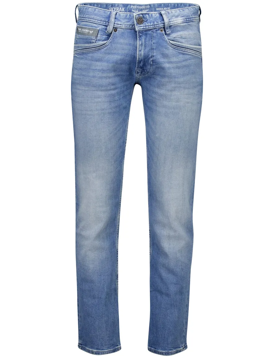 PME Legend Skyrak regular fit denim blauw