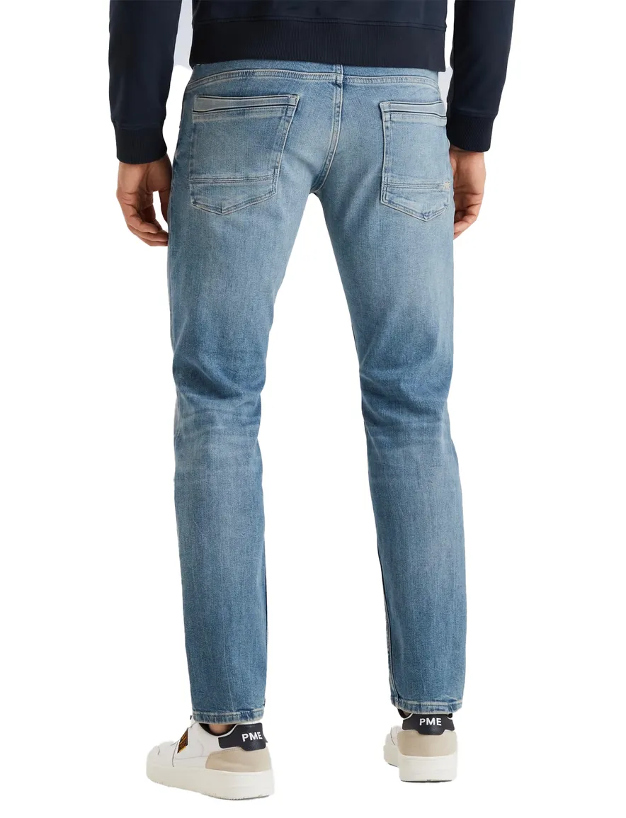 PME Legend Skyrak regular fit denim blauw