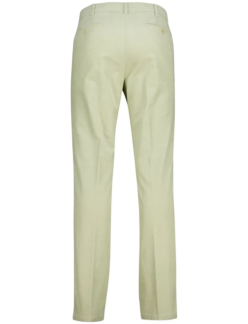 Meyer Pantalon groen corduroy rib