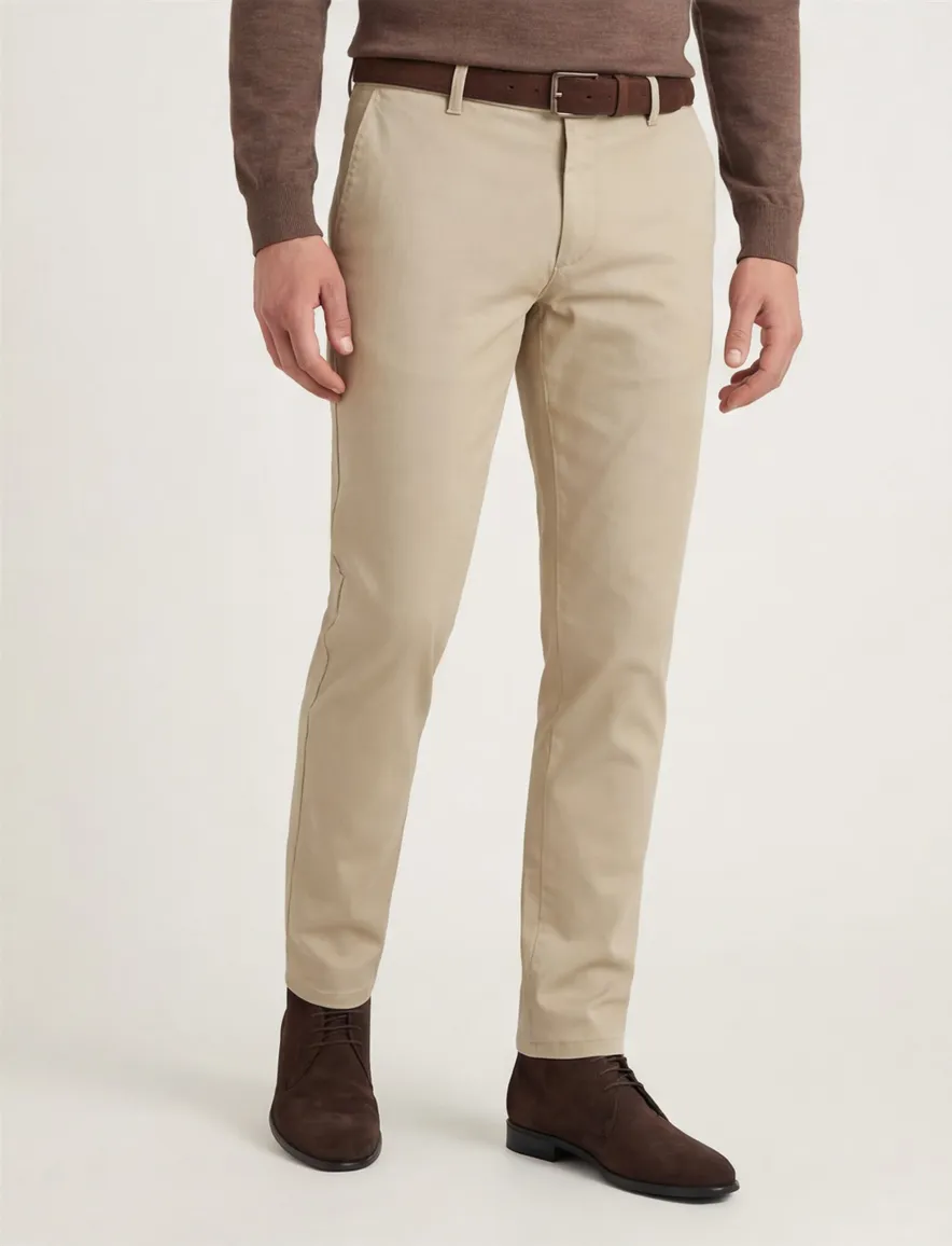 Meyer Pantalon beige chino