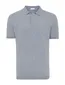 Gentiluomo polo grijs gemeleerd normale fit