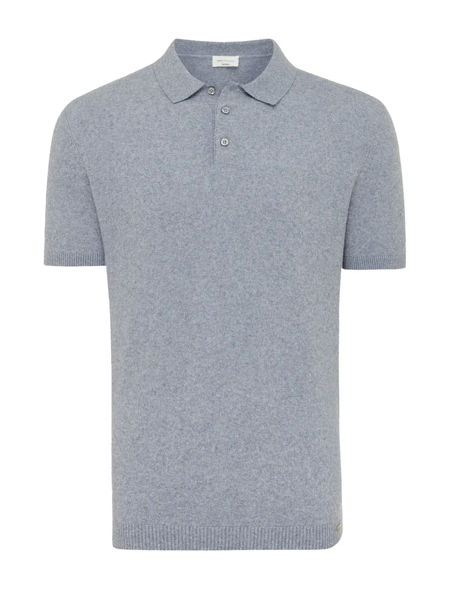 Gentiluomo polo grijs structuur