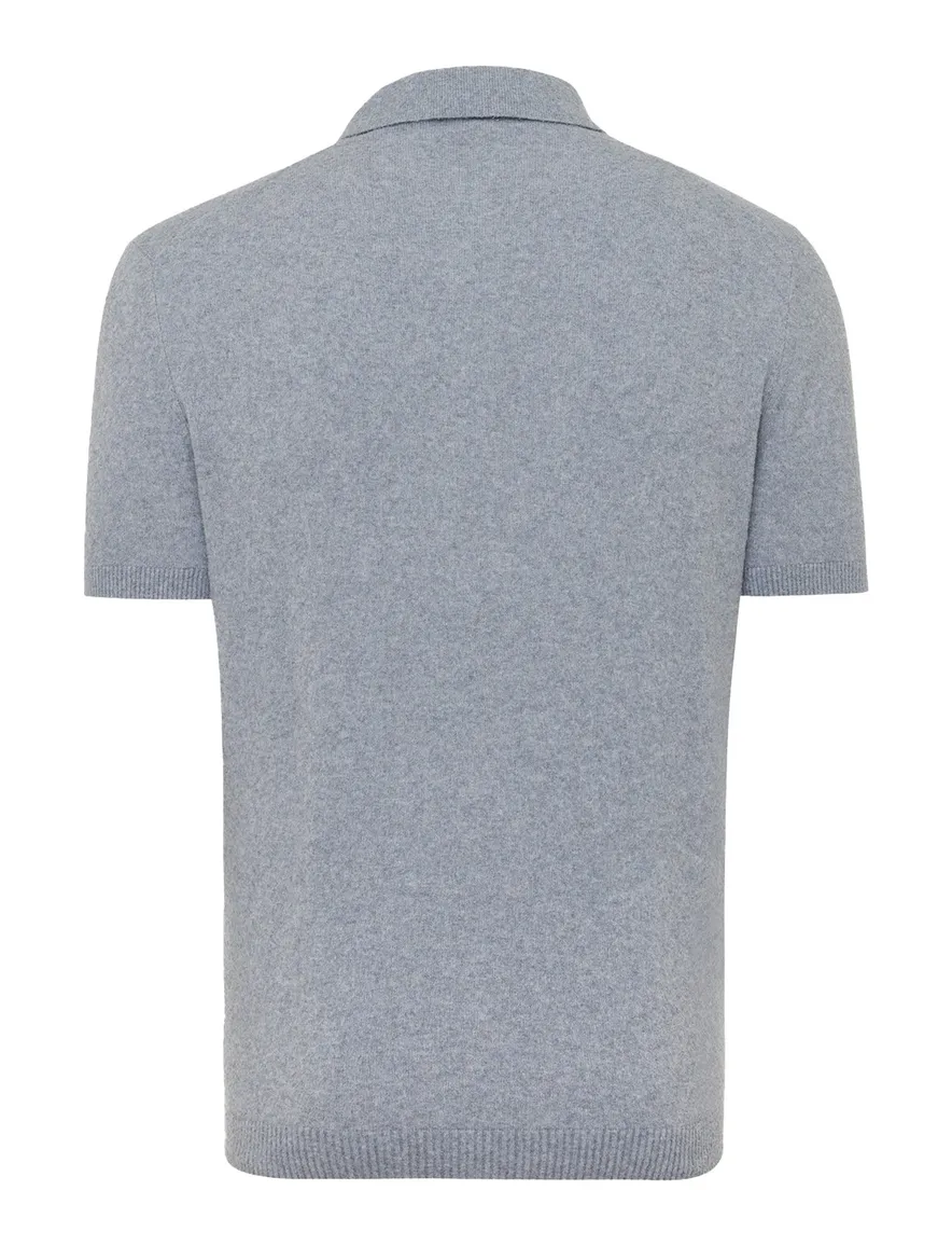 Gentiluomo polo grijs structuur