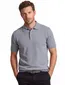 normale fit Gentiluomo polo grijs structuur